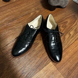 Cole Haan Classic Black Leather Women’s Oxford Shoes